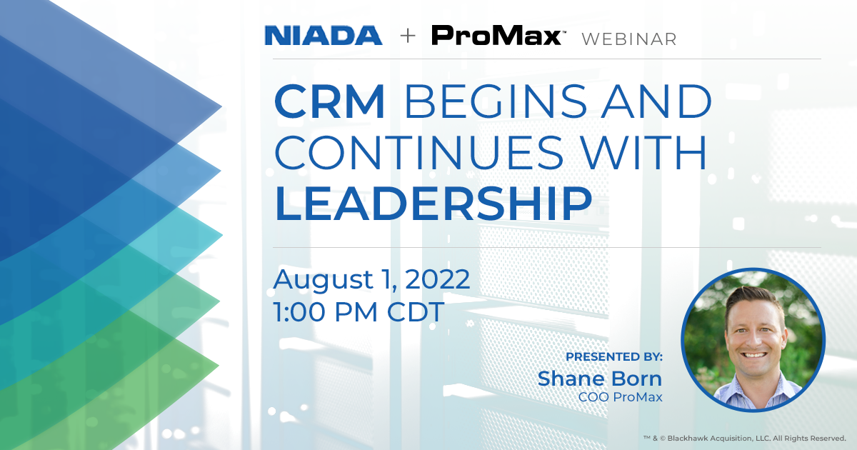 WEBINAR- CRM Begins and Continues With Leadership